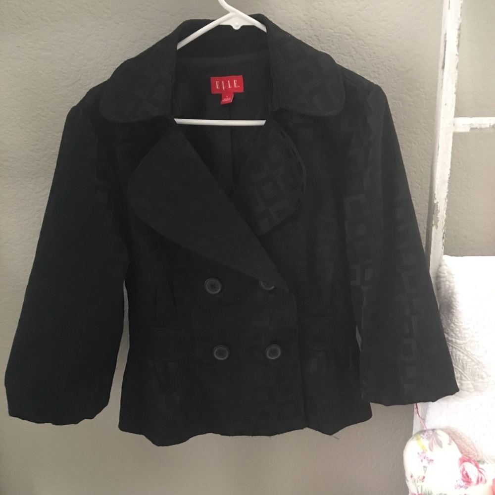 Elle cute coat double breasted.